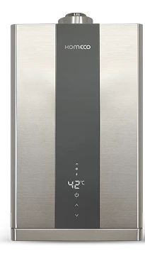 Aquecedor a gás Komeco KO 09 digital com controle eletrônico para residências