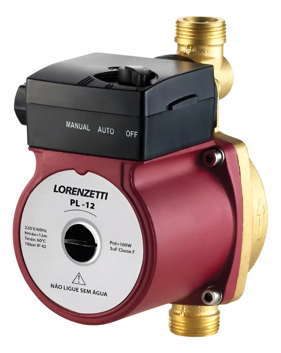 Pressurizador de água Lorenzetti PL-12 — 12 m